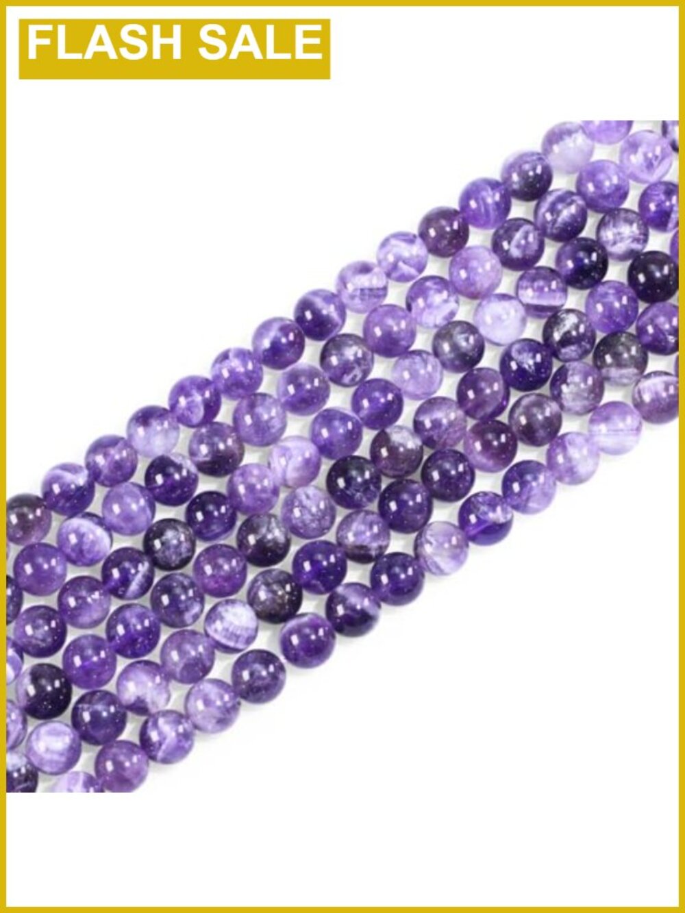 8mm Natural Amethyst Gemstone Round Loose Beads for Jewelry Making DIY Bracelets